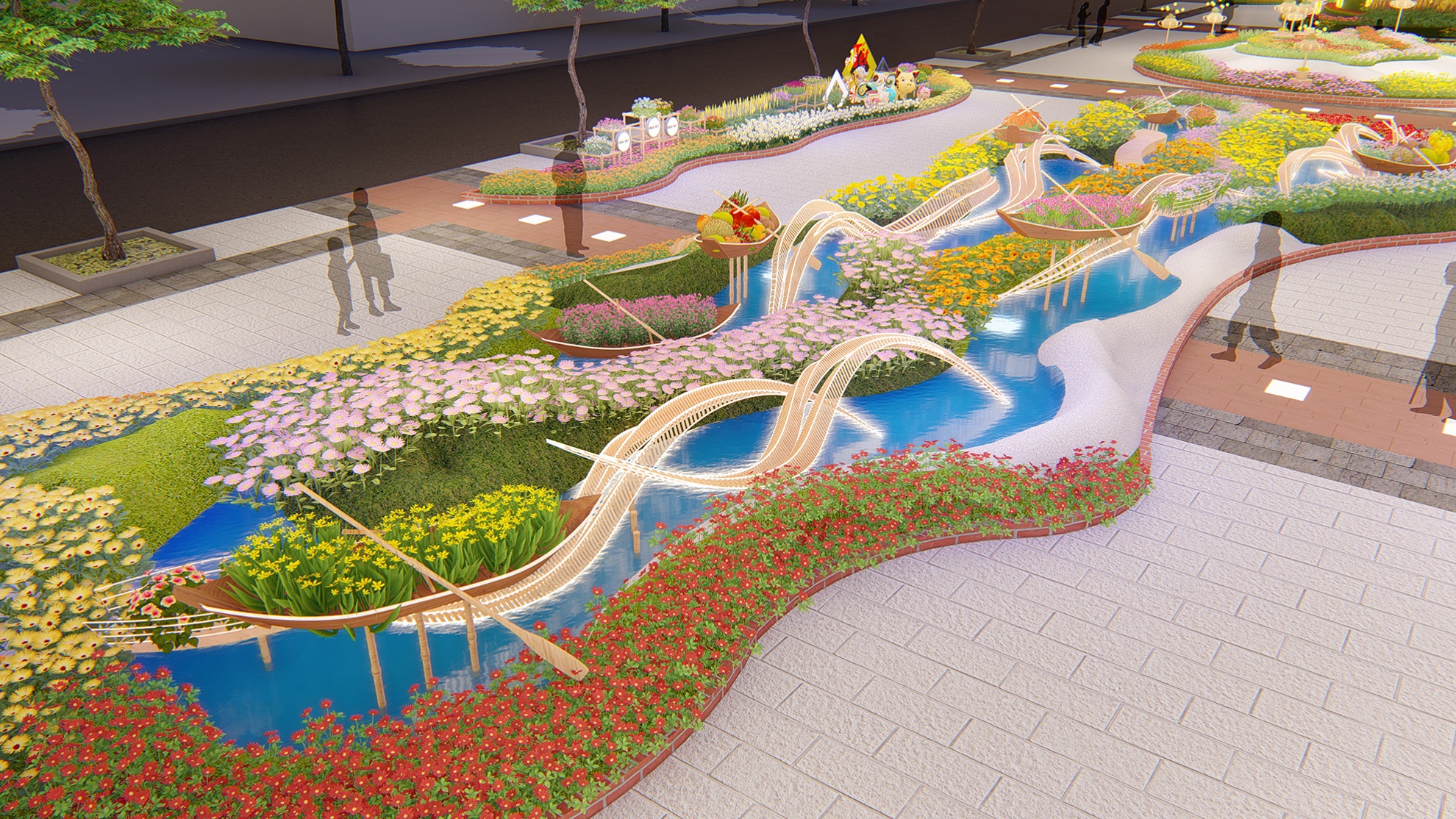 phoi canh duong hoa Nguyen Hue tet Ky Hoi 2019 anh 8