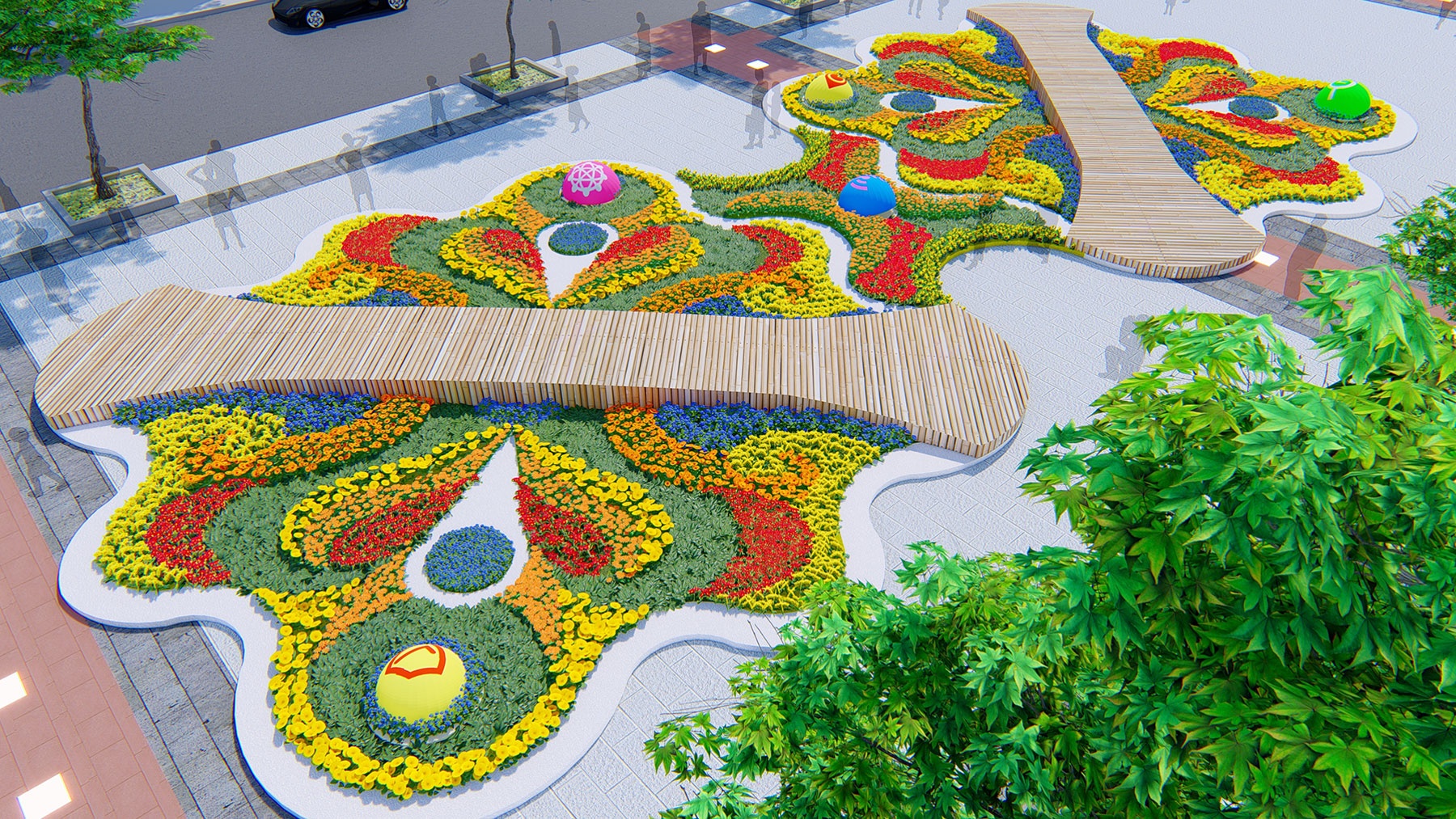 phoi canh duong hoa Nguyen Hue tet Ky Hoi 2019 anh 9