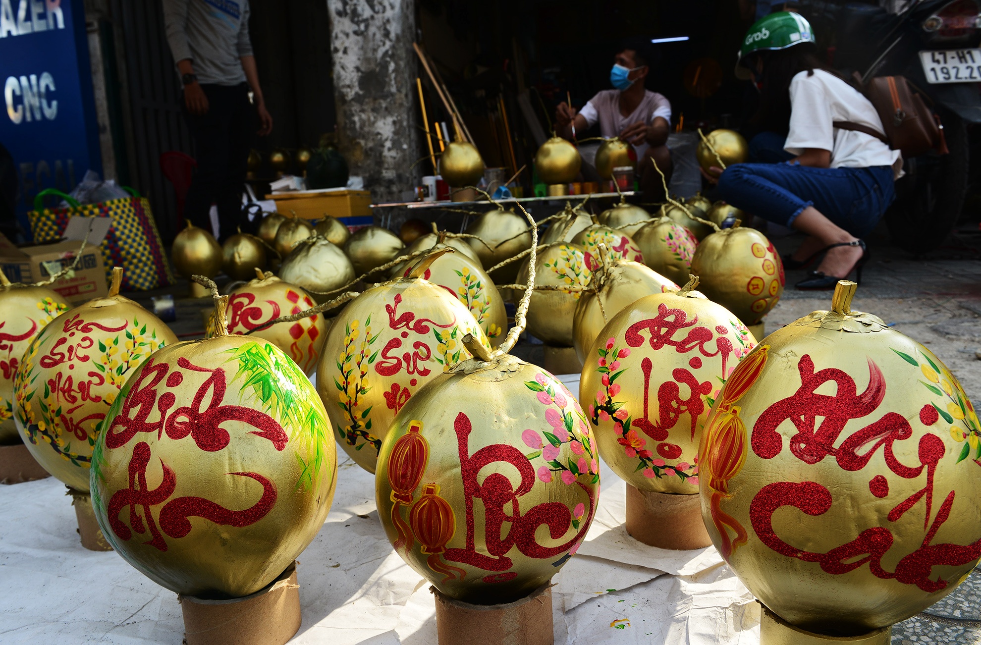 trai cay canh doc la trung Tet o Sai Gon anh 4