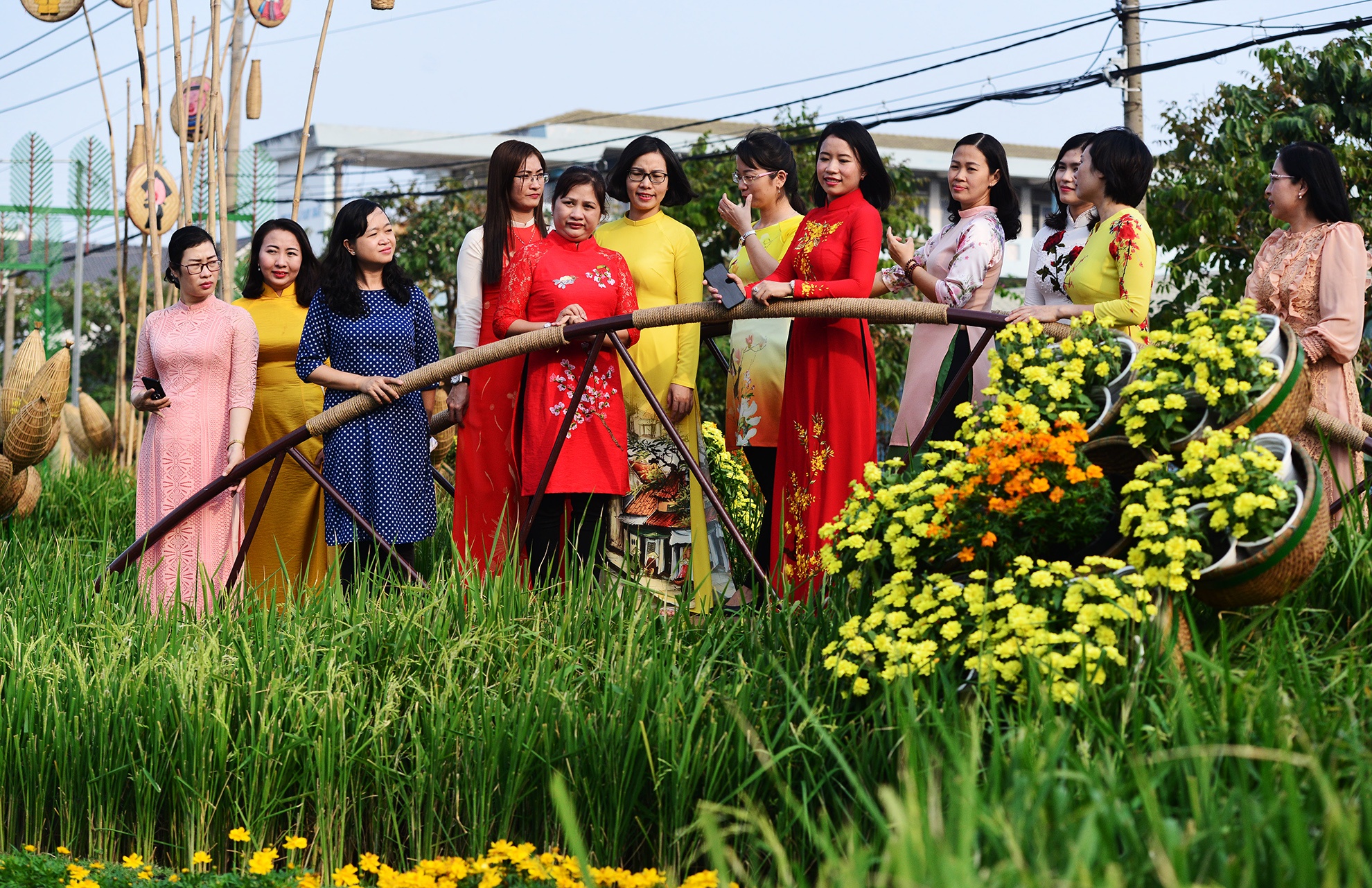 duong hoa Tet dau tien mo cua tham quan o Sai Gon anh 8