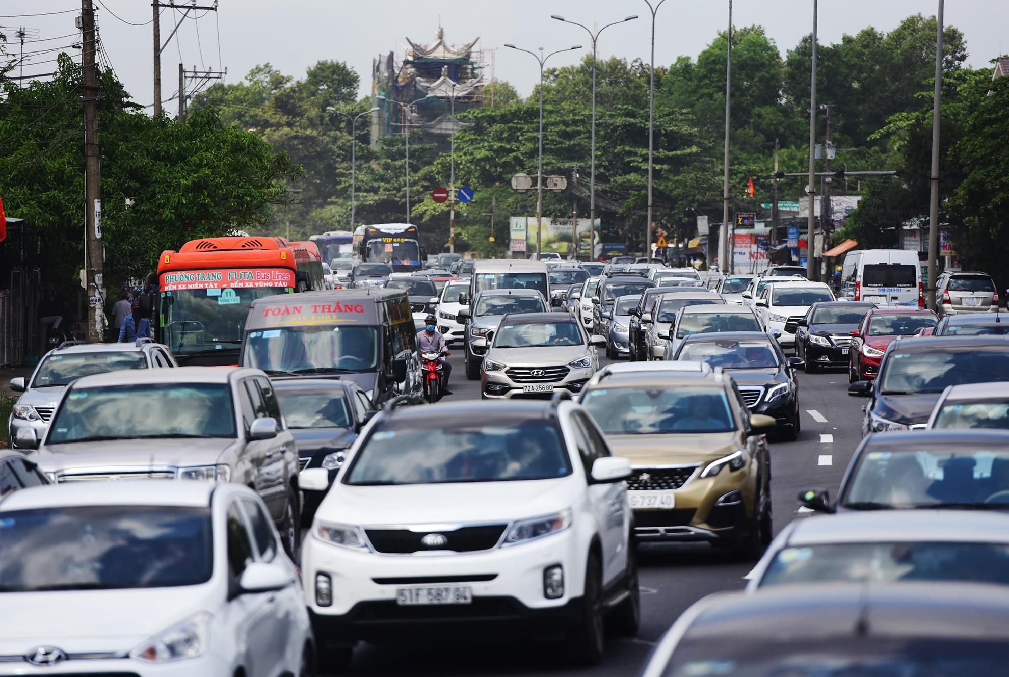 ket xe quoc lo 51 xuong Vung Tau tet 2019 anh 2