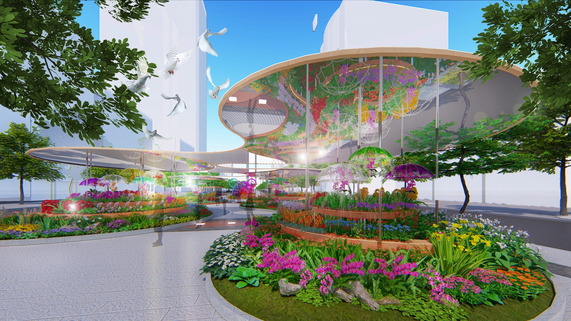 Phoi canh duong hoa Tet Canh Ty 2020 o Sai Gon anh 6