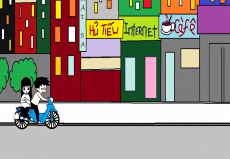 Clip chuyen sinh vien thi lai vui nhon cua nam sinh DH Mo hinh anh