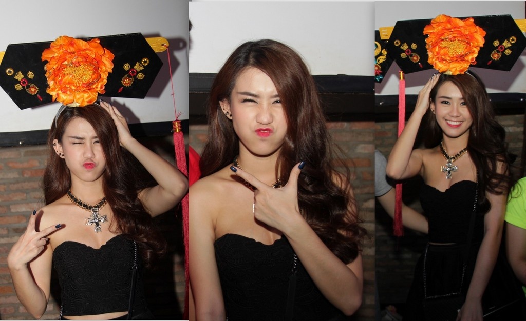 Hot girl Ngoc Thao gat tai tieng, quay tung tren san khau hinh anh