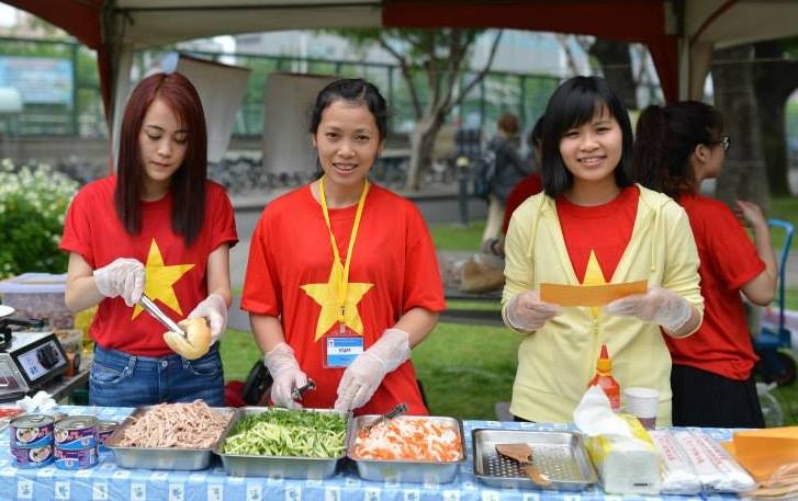 Tuan le van hoa Viet Nam o Dai Loan cua du hoc sinh hinh anh