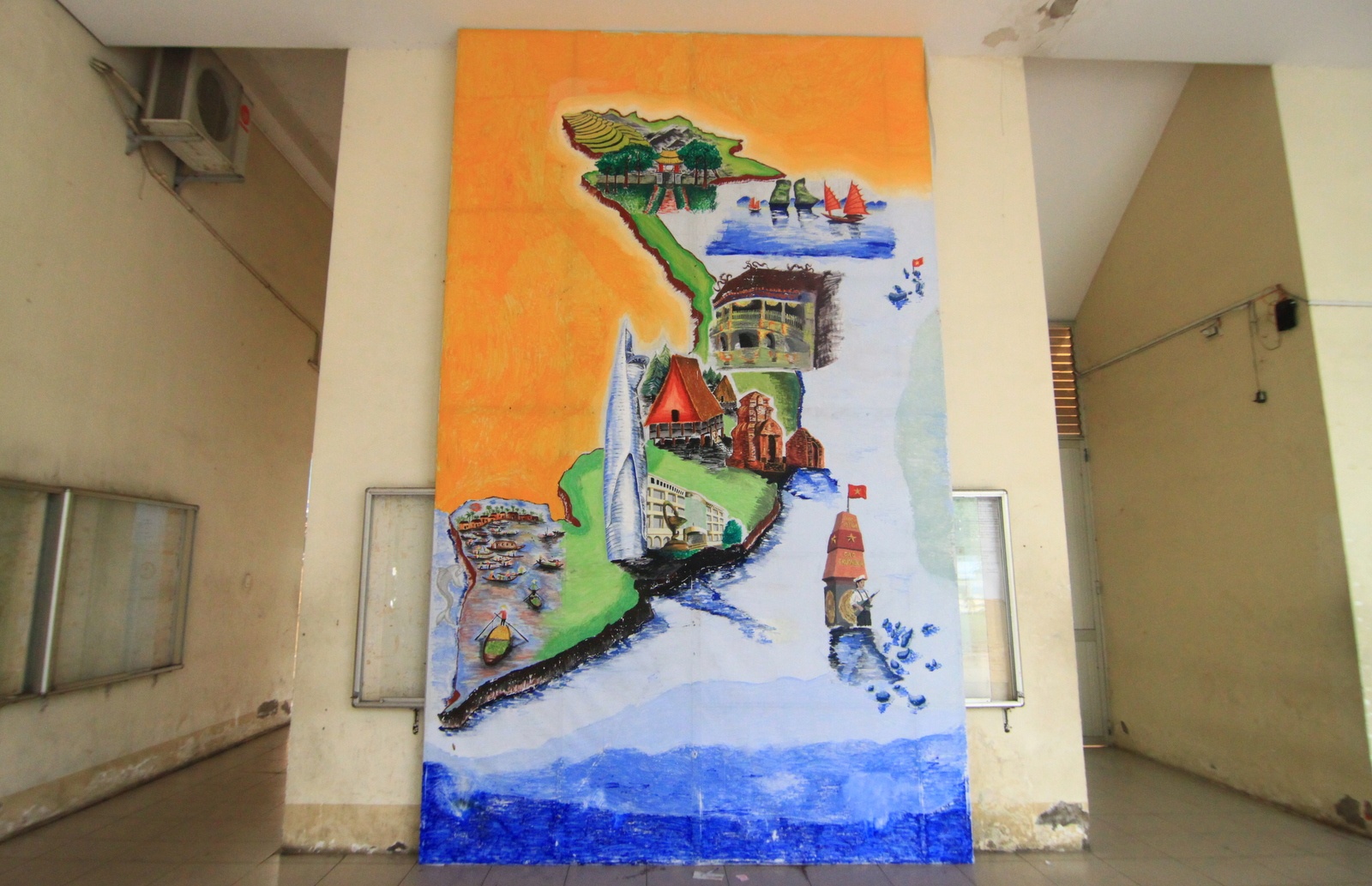 Ban do Viet Nam tuyet dep cua sinh vien Y Duoc hinh anh