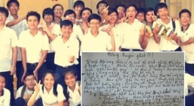 Bat cuoi luu but giua co giao va nguoi ban ca biet hinh anh