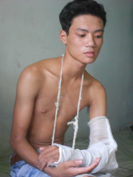 Nạn nhân Võ Quang Thuận - người yêu hiện tại của Hương - (Ảnh: baophapluat.vn).