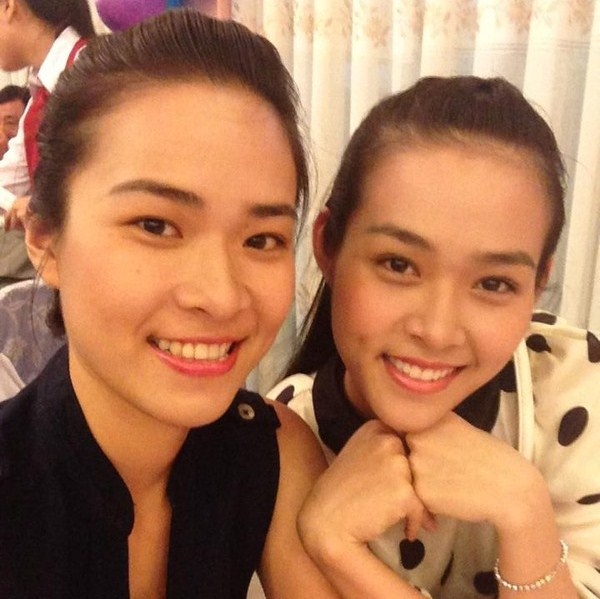 Nhung cap chi em xinh dep nha hot girl Viet hinh anh