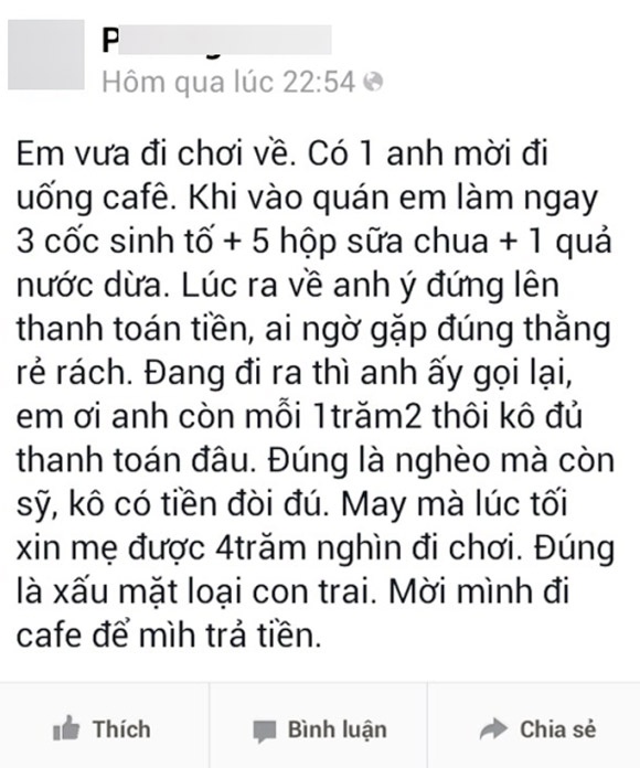 Co gai che ban trai gie rach vi... it tien hinh anh