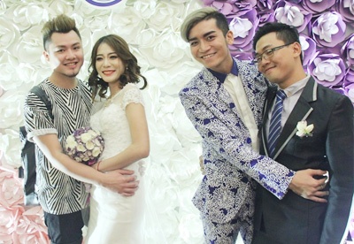 Trai xinh, gai dep BB&BG quay tai le cuoi hot girl Kim Nha hinh anh