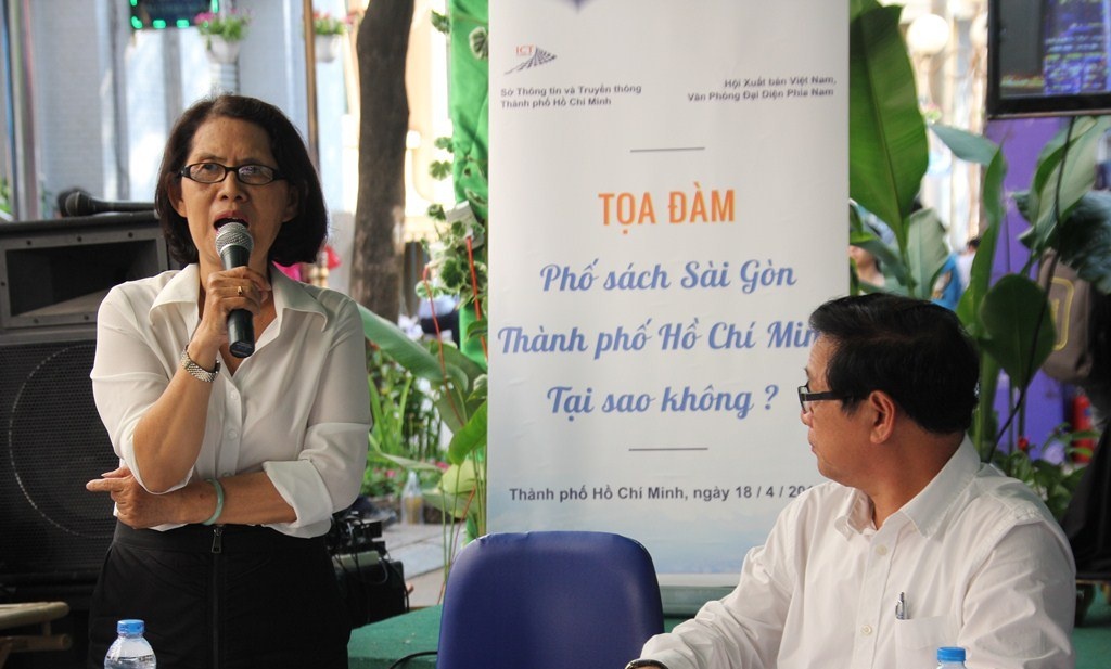 Bà Quách Thu Nguyệt cho rằng Sài Gòn cần sớm có một phố sách.