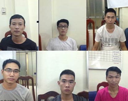 Nhom giao dich can sa o quan tra da bi bat hinh anh