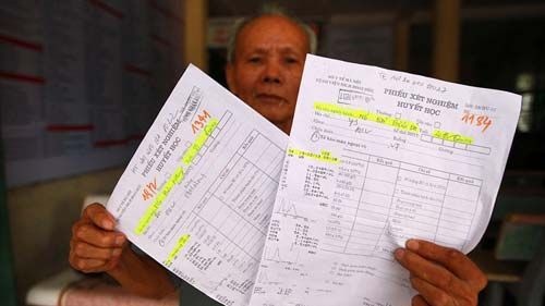 Loi khai cac bi can vu ‘nhan ban’ phieu xet nghiem mau hinh anh