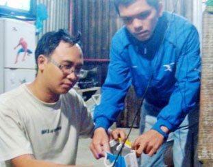 'Hiep si' nho Bo Cong an doi cong bang hinh anh