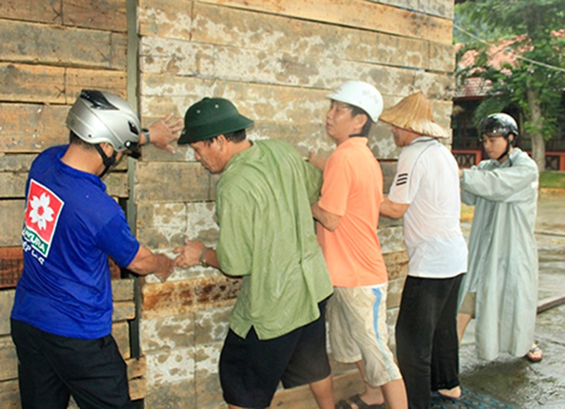 Dan Do Son voi va gia co nha cua chong bao Haiyan hinh anh