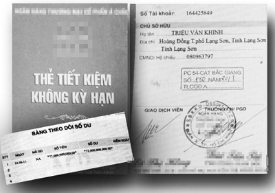 Dung the gia de rut tien ty o ngan hang hinh anh