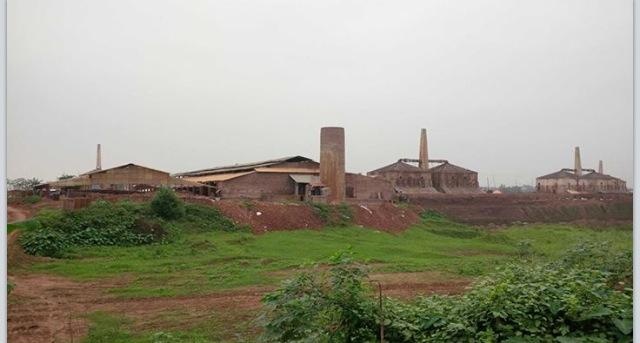 Khu vực lò gạch xảy ra sự việc.