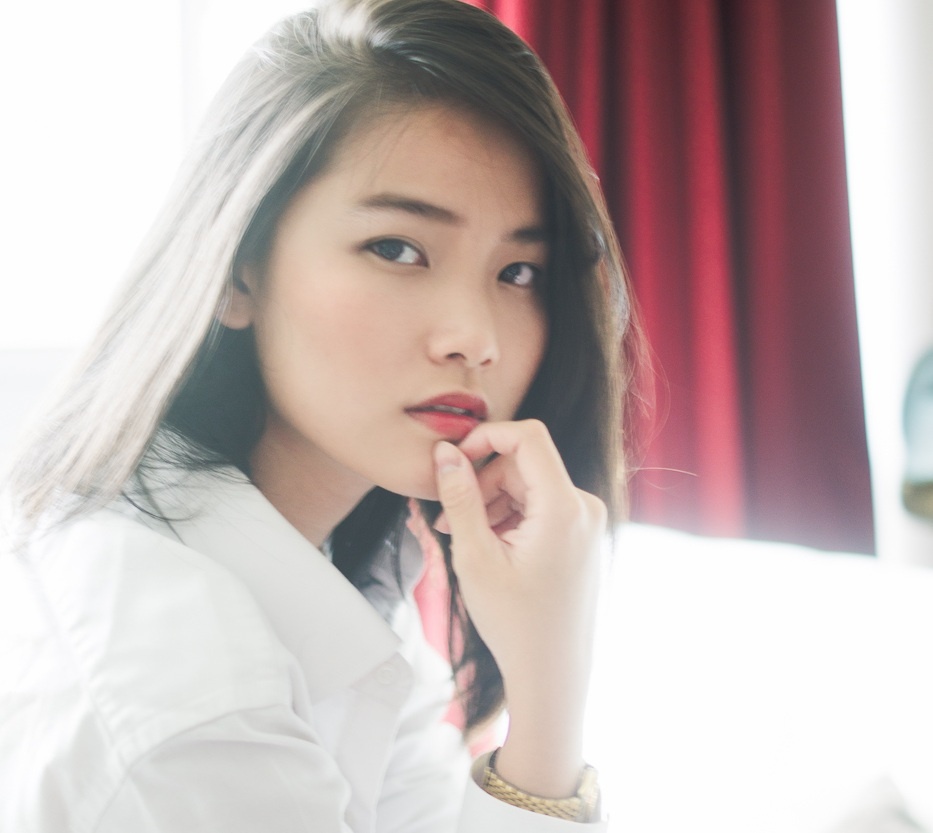 Ve dep ca tinh cua co gai thoi trang noi tieng Singapore hinh anh