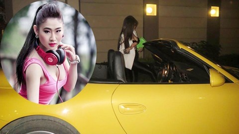 Nu DJ 9X lai Porsche 6 ty tai Ha Noi hinh anh