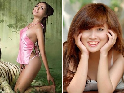 9X hoa Phan Kim Lien bi bo me mang vi chup ban nude hinh anh