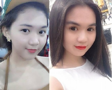9X so huu guong mat nhieu net giong Ngoc Trinh hinh anh