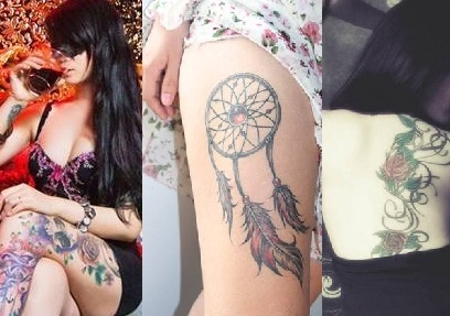 Nhung co gai xinh dep giai ma hinh xam 'doc' hinh anh