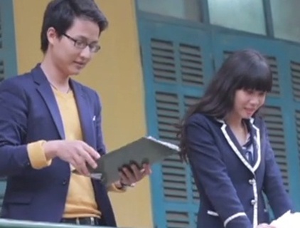 Thay giao hot boy xuat hien trong clip tuoi hoc tro hinh anh
