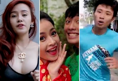 Nhom Pho tung clip Tet voi Chi Pu, Ba Tung va Running Man hinh anh