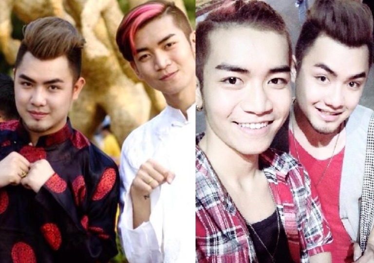 Truong nhom BB&BG va nguoi yeu dong tinh di choi giao thua hinh anh