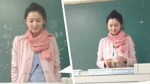 Cô giáo ở đại học Tứ Xuyên, người từng được mệnh danh là “cô giáo tiếng Anh xinh nhất Trung Quốc”.
