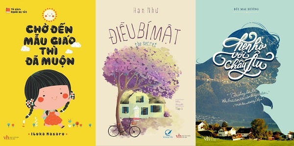 Ảnh bìa một số cuốn sách của Quảng Văn.