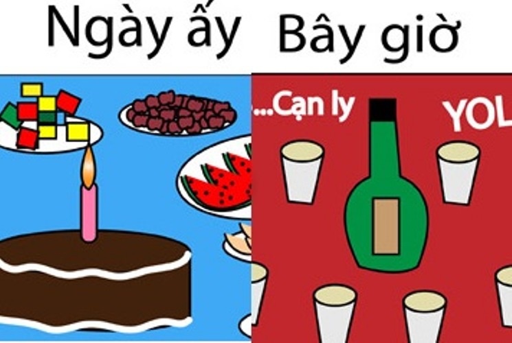 Bo tranh sinh nhat ngay ay va bay gio hinh anh