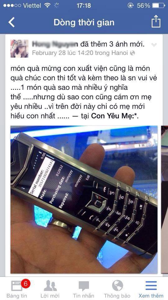 Một năm H.N có tới hai ngày sinh nhật.