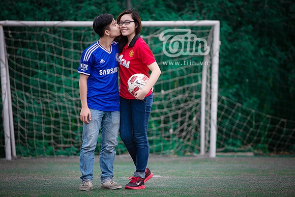 Thùy Linh và Thế Hoàng.