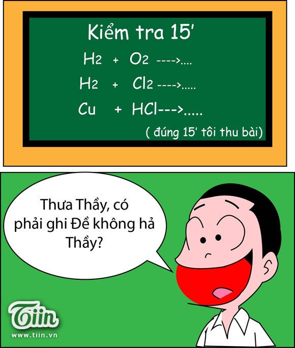 Môn nào cũng hỏi mà không biết chán là sao?