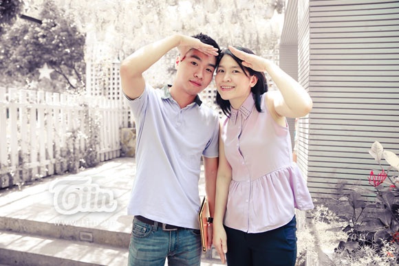 Thanh Sơn và Quỳnh Anh hạnh phúc sau 8 năm yêu xa.