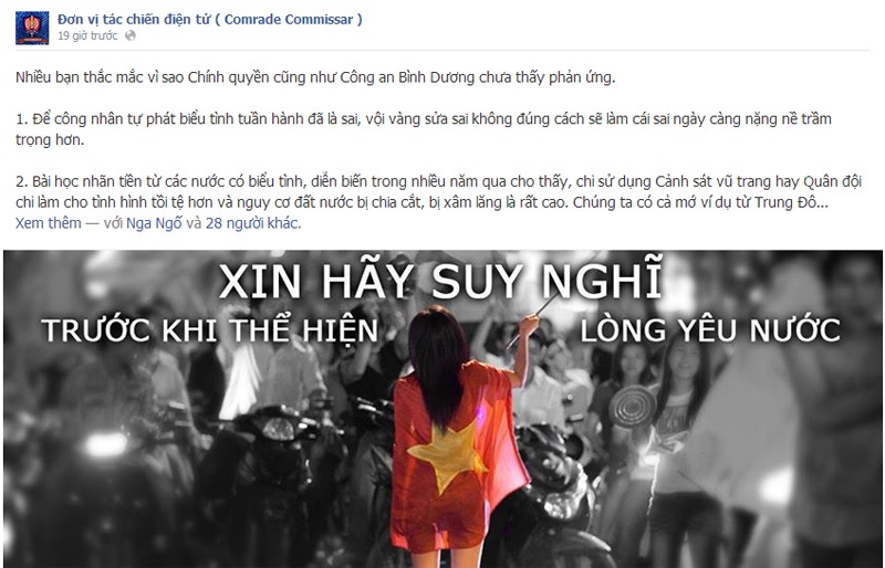 Cu dan mang keu goi yeu nuoc voi trai tim nong, cai dau lanh hinh anh