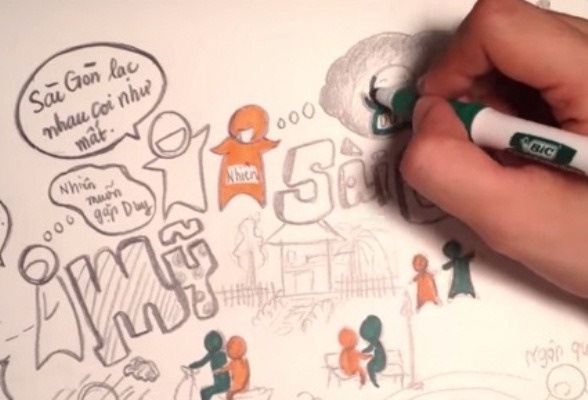 Clip Sai Gon rong lon nhung dung so lac mat nhau hinh anh