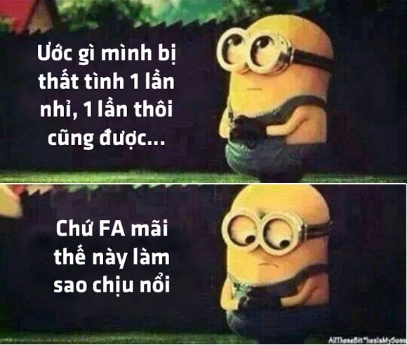 Thà bị thất tình còn hơn.