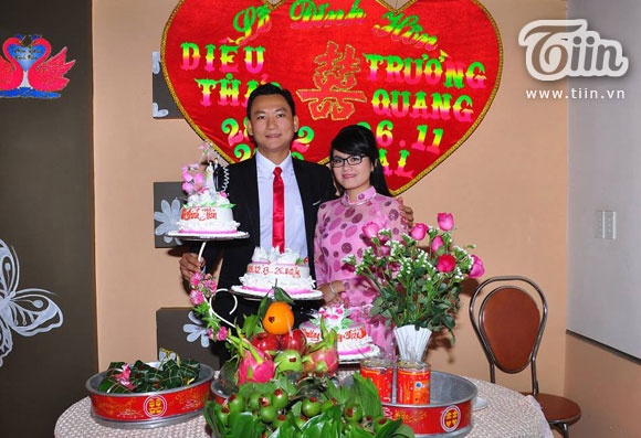 Trường Quang và Diệu Thảo đã đính hôn vào cuối năm 2013.