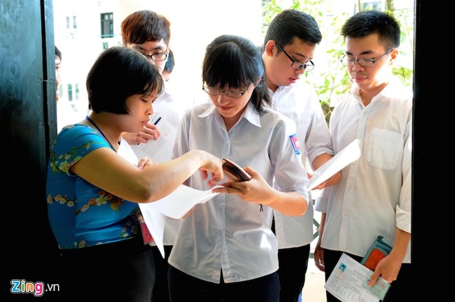 Thí sinh dự thi tốt nghiệp THPT. (Ảnh: Hoàng Hà).