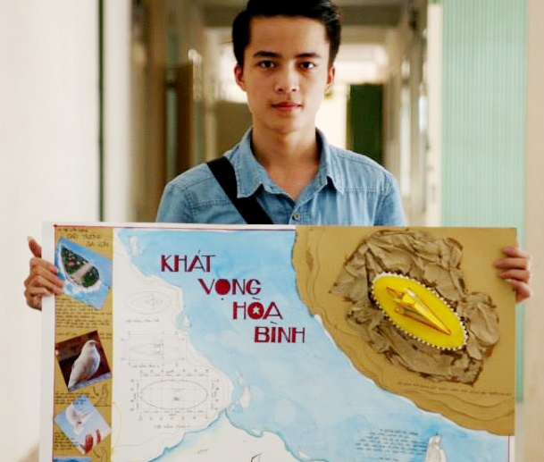 Thiet ke dep cua sinh vien khoa Kien truc ve bien dao hinh anh