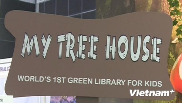 Thu vien xanh tai hoi cho sach Singapore 2014 hinh anh