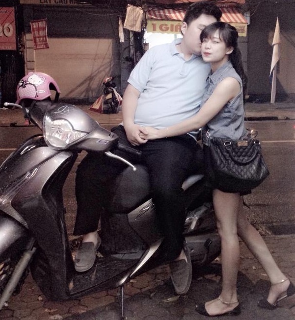 Cặp đôi Linh và Thiện chênh lệch về ngoại hình.