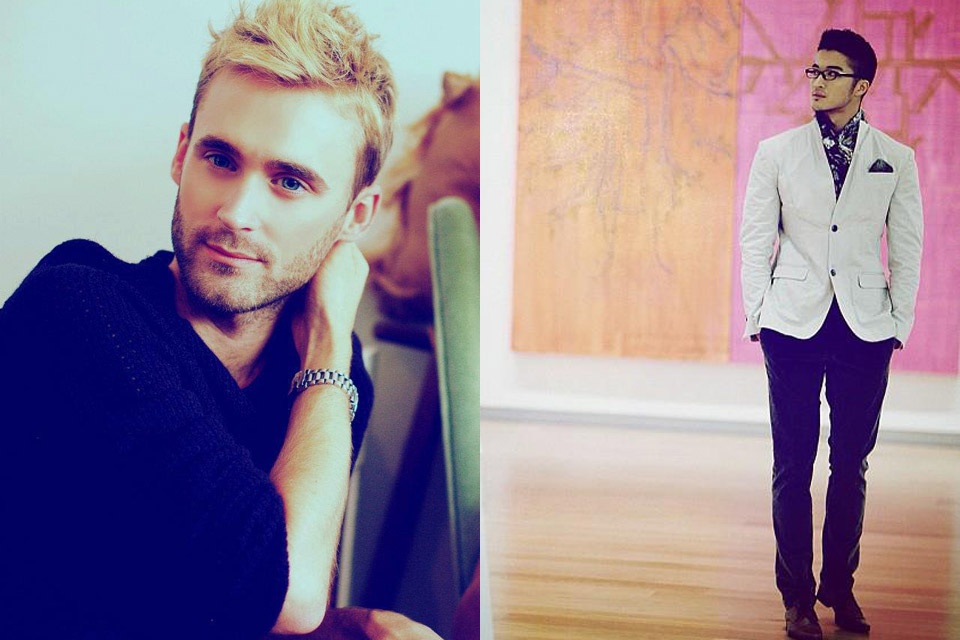 Edison Fan (phải) và Josh Taylor (trái) là cặp đôi nổi tiếng trong cộng đồng LGBT.