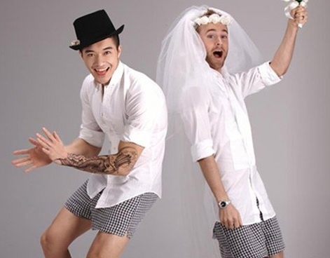 Bo anh nhang nhit cua cap doi dong tinh hot nhat chau A hinh anh