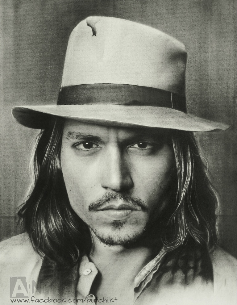 ​Tài tử điện ảnh Johny Depp, điều truyền cảm hứng cho mình ở mẫu này là thần thái đôi mắt, đặt biệt mình rất ngưỡng mộ khả năng diễn xuất của JD​