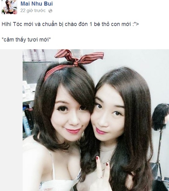 Hình ảnh mới nhất của Mai Thỏ.