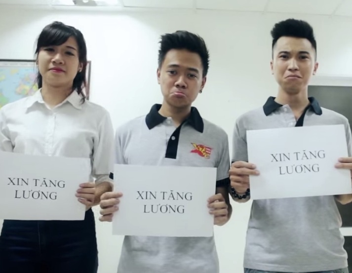 Clip nhac che mong sep tang luong hinh anh